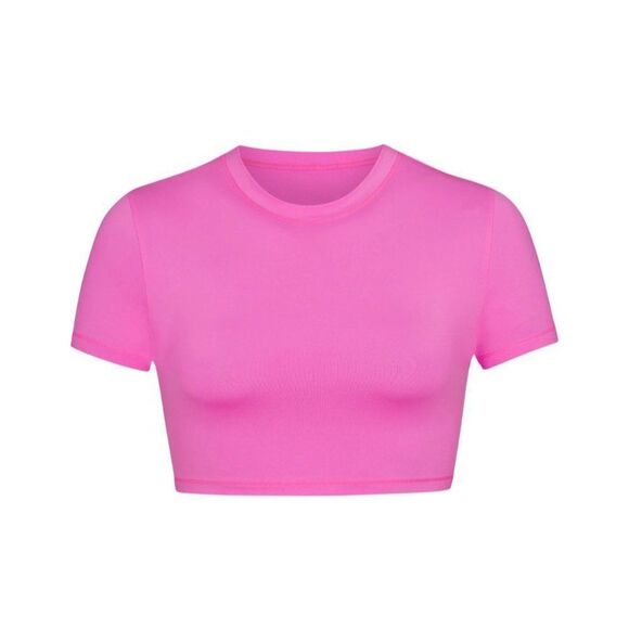 Skims Barbie Pink Top & Shorts Set Size M NWT - Picture 5 of 8